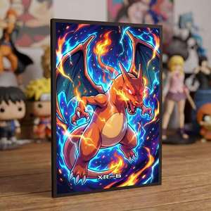Nuovissime <span class=keywords><strong>Carte</strong></span> da Collezione Pokemoned Formato A6, <span class=keywords><strong>Carte</strong></span> da Gioco con Personaggi Anime Rari, Giocattoli in Carta Colorata per Bambini - Product Image 6