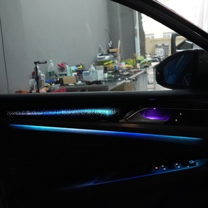 Kit de tiras LED para iluminación ambiental de coche RHD de 4 puertas con función inteligente de selección de colores a través de aplicación móvil - Product Image 4