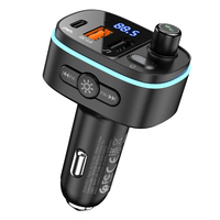 Chargeur de voiture HOCO E62 45w avec émetteur FM sans fil, charge rapide, type C
