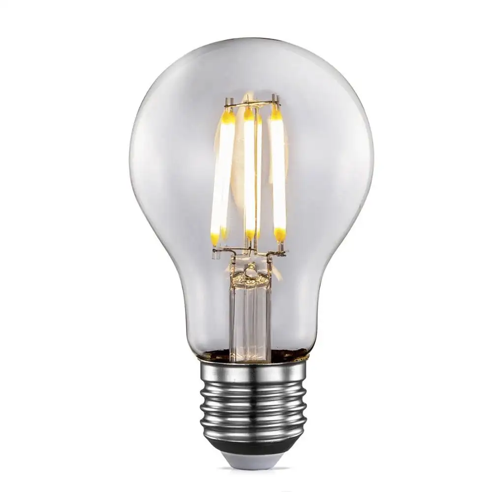 Vente en gros Ampoule Led à filament A60 personnalisée avec culot E27 Ampoule Edison