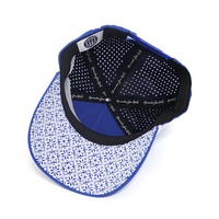Meilleures ventes, casquette de sport à 5 panneaux en nylon et polyester avec logo en caoutchouc personnalisé, découpe au laser, casquette de baseball Gorra, imperméable, casquette de golf performante
