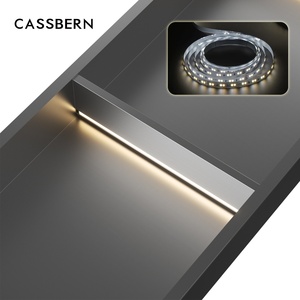 <span class=keywords><strong>Douche</strong></span> encastrée gain de place 2025 avec éclairage LED intégré, boîte étanche, composants en acier inoxydable, facile à entretenir - Product Image 6