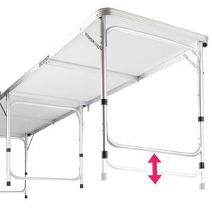 Tùy Chỉnh Cắm Trại Đảng Bia <span class=keywords><strong>Pong</strong></span> Bảng De Có Thể Gập Lại Có Thể Điều Chỉnh Trong Nhà Ngoài Trời 8ft 240Cm Nhựa Cầm Tay Gấp Bia <span class=keywords><strong>Pong</strong></span> Bảng - Product Image 2