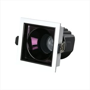 Spot LED carré encastré pour plafond, tension AC220V(±10%), anti-éblouissement, COB, salon, bureau à domicile - Product Image 3