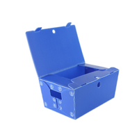 Usine Réutilisable Vente Chaude En Gros Déchets En Plastique Ondulé Pliable Creux Pp Bacs De Recyclage