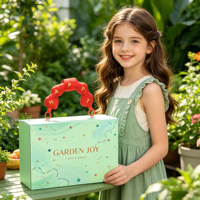 Boîte cadeau rigide écologique personnalisée avec carton recyclé, couleurs dégradées, forme et design personnalisables