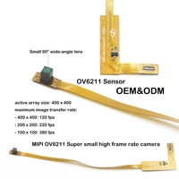 Module de caméra HZ OEM à faible consommation d'énergie, capteur CMOS HD OV6211, objectif grand angle 90 degrés, interface Mini Mipi pour suivi oculaire VR