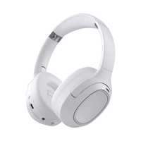 Écouteurs sans fil les plus vendus, casque supra-auriculaire avec chipset JL, en cuir, ANC, étanche IPX4, autonomie 24h, oreillettes pliables