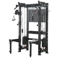 Machine Smith multifonctionnelle professionnelle tout-en-un Dongli DLR09 en acier inoxydable, cage de musculation, rack à squats, usage domestique et commercial 1