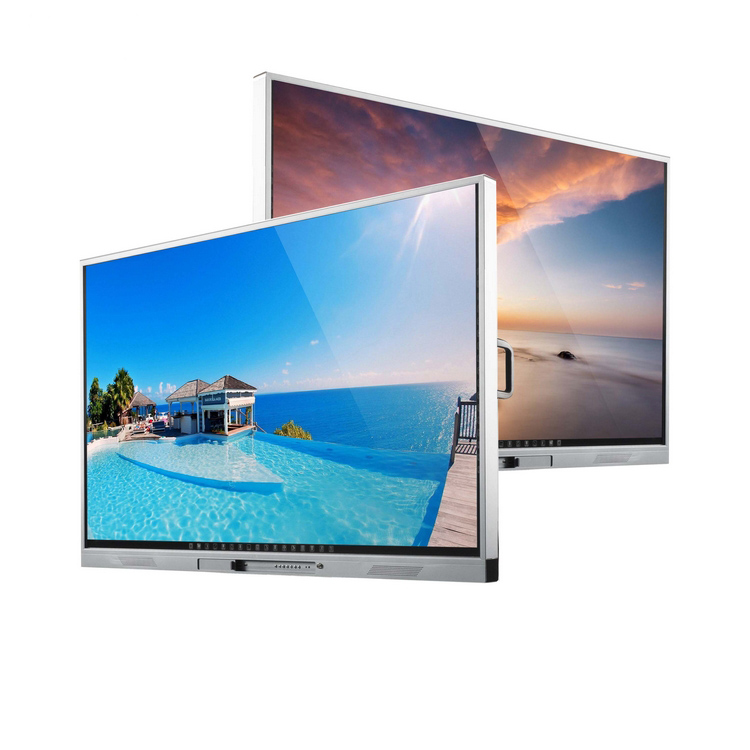 Заводской пользовательский 65 75 86 дюймовый сенсорный ЖК-экран все в одном интерактивные плоские дисплеи для смарт-встреч для бизнеса