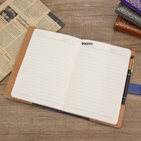 Carnet de notes A5 rétro exclusif transfrontalier avec serrure à code, journal créatif, bloc-notes étudiant, papeterie, 100 feuilles, cadeau en polyuréthane