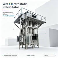 Nouvelle unité de précipitation électrostatique humide WESP-50K pour système de nettoyage des aerosols et brumes de gaz de combustion de chaudière d'usine de polypropylène 99,5%