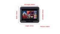 Moniteur tactile IPS 8 pouces pour siège arrière de bus ou voiture avec TV, USB, MP5 pour le divertissement des passagers