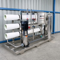 Système de filtration d'eau par osmose inverse (RO) à haut débit, efficace, fourni par l'usine, pour le traitement de l'eau potable en bouteille