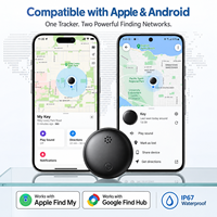 Traceur intelligent BLE compatible avec Apple Find My et Google Find My Device, localisateur étanche à double système