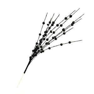 Longstar Décoration <span class=keywords><strong>De</strong></span> Noël Or Poudre Pâte Boule <span class=keywords><strong>De</strong></span> Fruits Bundle 43cm 12 Fourchette Décoration Artificielle Perle Fleur Artificielle - Product Image 6