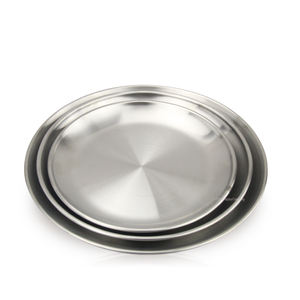 Bandeja de velas doradas de estilo moderno para cubiertos de cena y bandejas de galletas Plato De <span class=keywords><strong>Sitio</strong></span> de Metal pulido para el hogar y fiestas - Product Image 3