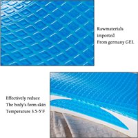 Gel-Memory-Foam Nackenkissen, Ergonomisches Kontur-Nackenkissen zur Schmerzlinderung, Kühlendes Kissen für Seiten-, Rücken- und Bauchschläfer