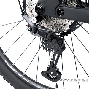 Bicicleta Eléctrica de Montaña de Alta Gama con Motor Central de 250W, Cuadro de Fibra de Carbono, Suspensión Completa, Frenos de Disco Hidráulicos, 36V, para Adultos - Product Image 3