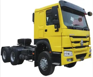 High Quality New Or Second Hand 6X4 Wheeler Tires Sino HOWO Prime Mover 430Hp Tractor Truck In Kazakhstan