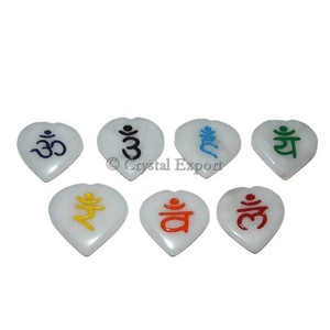 Cuarzo blanco colorido siete orgón Chakra conjunto Natural Venta caliente energía cristal piedra productos espirituales curación Chakra piedras - Product Image 1