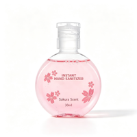 Gel désinfectant pour les mains personnalisable, format voyage, à base d'alcool, 99,99 % germicide, parfum fruité floral, fournisseur en gros