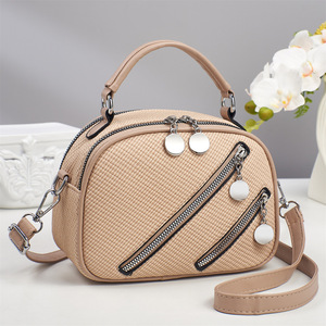 New Fashion Women's Crossbody <b>Small</b> Square Bag High-End Handheld Leather Shoulder Bags Luxury <b>Handbags</b> for Women - Product Image 1