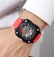 Montre sport carrée vibrante SKMEI 2362 pour un look urbain quotidien, montre-bracelet tendance en stock pour les propriétaires de boutiques jeunes.