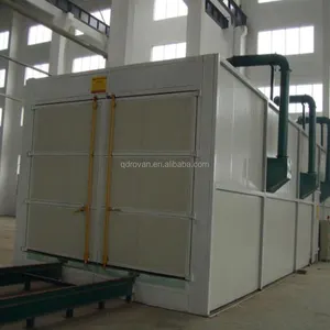 Sandblasting Booth with recycling device for efficient cleaning of steel/profiles/accessories