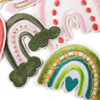 Fer sur broderie Collection divers patch arc-en-ciel pour cadeau de décoration