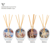 Diffuseur de parfum en verre RTS WY 4 Styles 100ml, diffuseur de parfum d'ambiance de luxe pour bureau, hôtel, chambre, aromathérapie, parfum d'intérieur