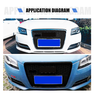 Yinhua vendita calda 09-13 <span class=keywords><strong>A3</strong></span> S3 griglia anteriore auto uso custom auto griglia <span class=keywords><strong>logo</strong></span> personalizzato - Product Image 6