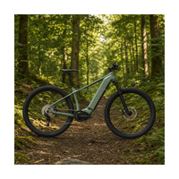 Vélo de montagne électrique à transmission intermédiaire 27,5 29 pouces, capteur de couple M430, cadre en aluminium, 9 vitesses, E-MTB tout-terrain pour adultes, freins à disque