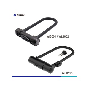 Cadenas en U de haute qualité certifié pour vélo et vélo électrique, antivol, avec clé à combinaison - Product Image 1