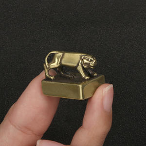 Мини-античный стиль коллекционный Зодиак латунь печать ремесло - Product Image 2