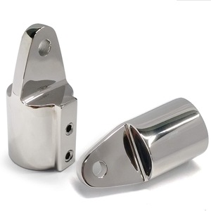 ฝาครอบปลายลูกบอลสามเหลี่ยมบิมินี่ ขนาด 25 มม. ทำจากสแตนเลส 316 สำหรับอุปกรณ์ยึดเรือยอชท์ ฐานรองรับเสา - Product Image 1