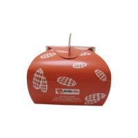 Boîte à gâteau personnalisée avec poignée, boîte à biscuits, à gâteaux, à beignets, emballage avec logo, boîtes de livraison pour sushi, sandwichs, boulangerie