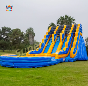 <span class=keywords><strong>Toboggan</strong></span> aquatique gonflable commercial à trois voies, équipement géant de parc aquatique, <span class=keywords><strong>toboggan</strong></span> aquatique extérieur <span class=keywords><strong>avec</strong></span> <span class=keywords><strong>piscine</strong></span> à jets d'eau pour les entreprises - Product Image 4