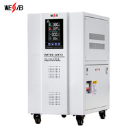 Régulateur de tension SVC industriel TNS, précision 3%, courant alternatif 380V, 40KVA, 50KVA, stabilisateur triphasé en cuivre pur
