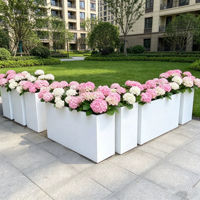 Jardinières écologiques pour la culture de fleurs et légumes, aménagement paysager architectural urbain municipal, plantoirs pour plantes