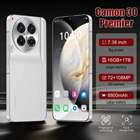 Smartphone de jeu Android 14 Camon30 Premier 2025 4G 5G, téléphone mobile avec processeur Deca Core, 16+1 To de stockage, alternative économique au Camon 30 Pro