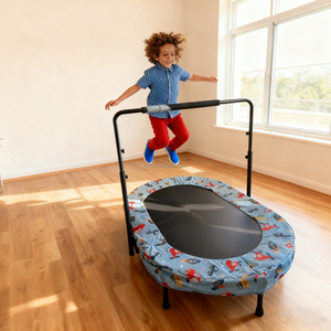 <span class=keywords><strong>Trampoline</strong></span> Zoshine 56 pouces en acier pour intérieur et extérieur, lit de saut sécurisé pour enfants, style parc d'attractions - Product Image 2