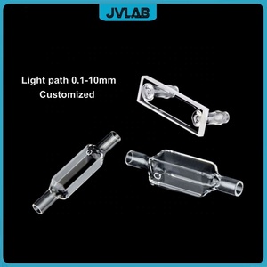 Kuvet Kuarsa Terfusi 10mm Kapasitas 33.5ml Sel Alir dengan Permeabilitas Tinggi OEM Peralatan Pengeringan Laboratorium Berkualitas Tinggi - Product Image 2