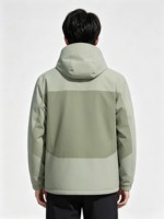 Veste à capuche unisexe personnalisée, coupe-vent, imperméable, résistante au froid, grande taille, chaude, doublure en coton intégrée standard