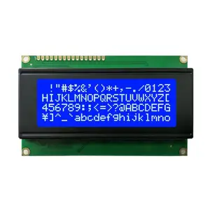 I2C 가없는 2004 LCD 디스플레이 2x20 5v 2004A 블루 백라이트