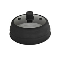 Couvercle pliable en silicone pour verre, protection anti-éclaboussures, couvercle pliable en silicone pour micro-ondes, couvercle de pot en verre trempé et silicone