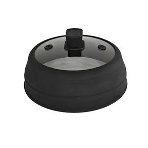 Couvercle pliable en silicone <span class=keywords><strong>pour</strong></span> verre, protection anti-éclaboussures, couvercle pliable en silicone <span class=keywords><strong>pour</strong></span> micro-ondes, couvercle <span class=keywords><strong>de</strong></span> pot en verre trempé et silicone - Product Image 1