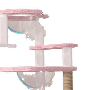 Tongtian Cat Climbing Frame Nest Tree Cápsula espacial integrada Sisal doméstico Sin ocupación de espacio Pequeño escalador de Interior para gatos - Product Image 1