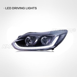 Feux avant LED StarNav gauche et droit, feux de jour LED, ensemble de phares LED, feux de croisement pour Ford Focus 2012-2014 - Product Image 3