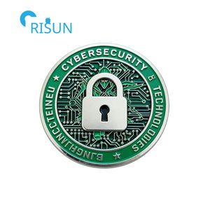 Décapsuleur commémoratif personnalisé Thin Blue Line Cyber Security, avec puce IT et microchip, pièce de défi sur le thème de la cybersécurité - Product Image 4